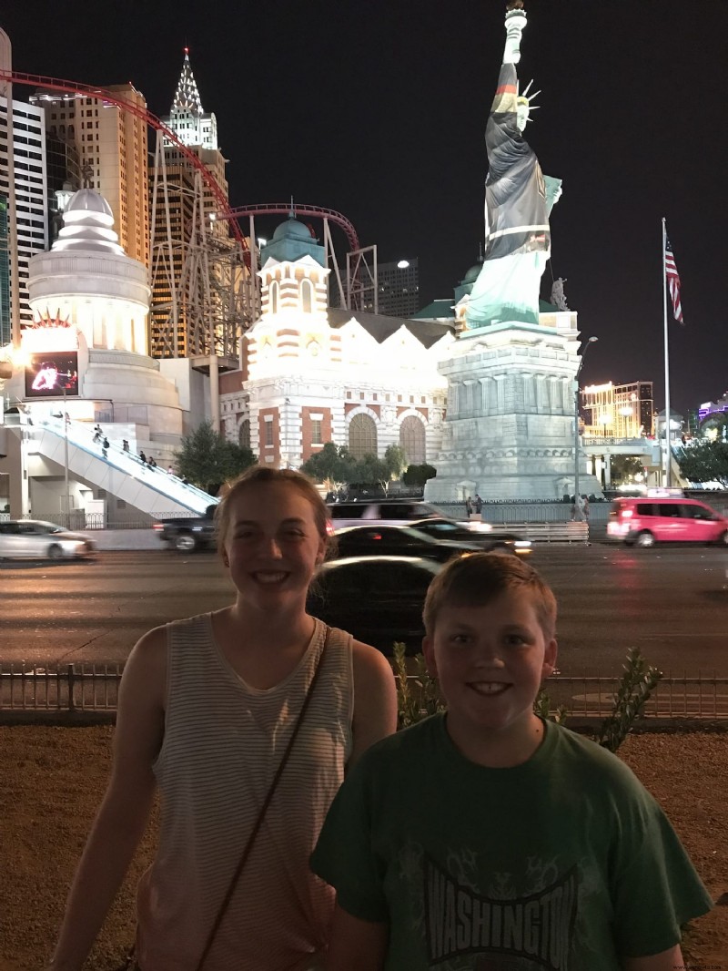 Viajando a Las Vegas con tu familia