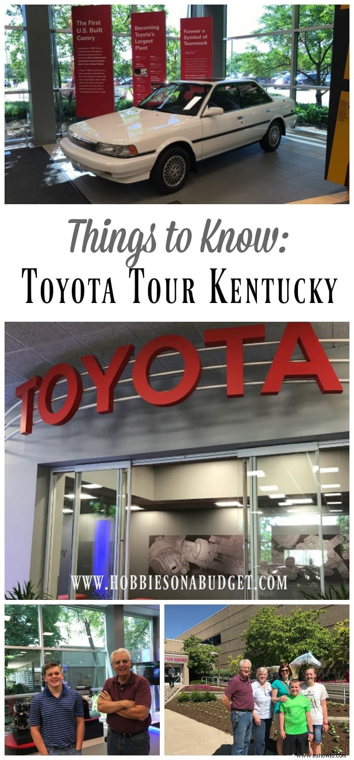 Cosas que debe saber:Toyota Tour Kentucky