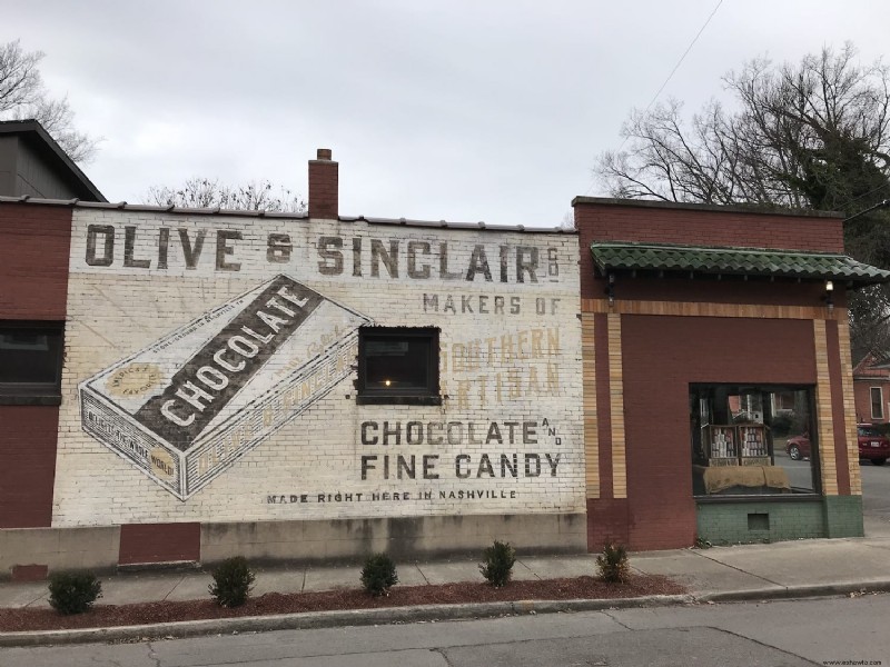 Recorrido de chocolate Olive &Sinclair:Nashville