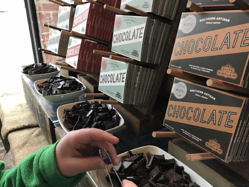 Recorrido de chocolate Olive &Sinclair:Nashville