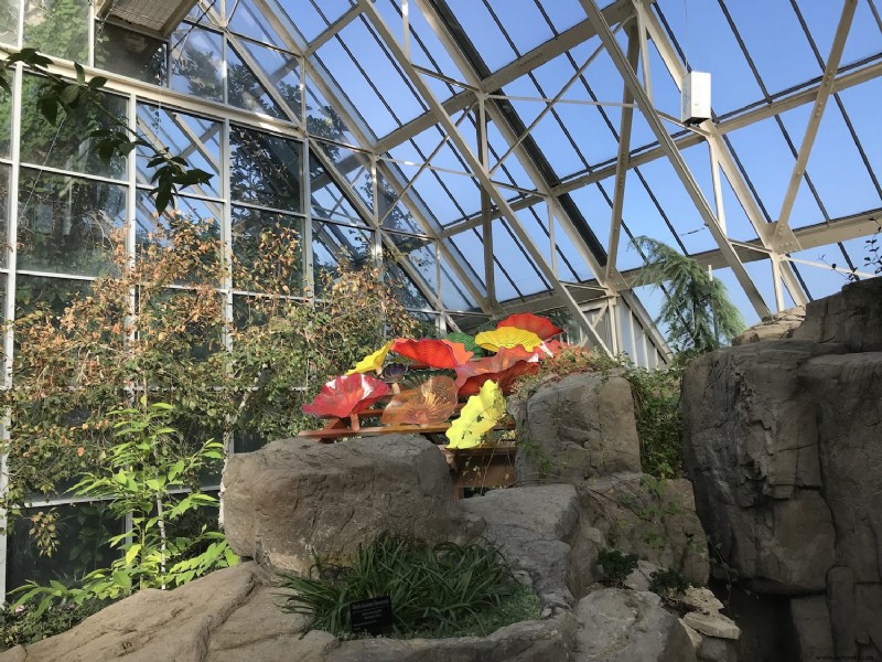 Invernadero y jardines botánicos de Franklin Park