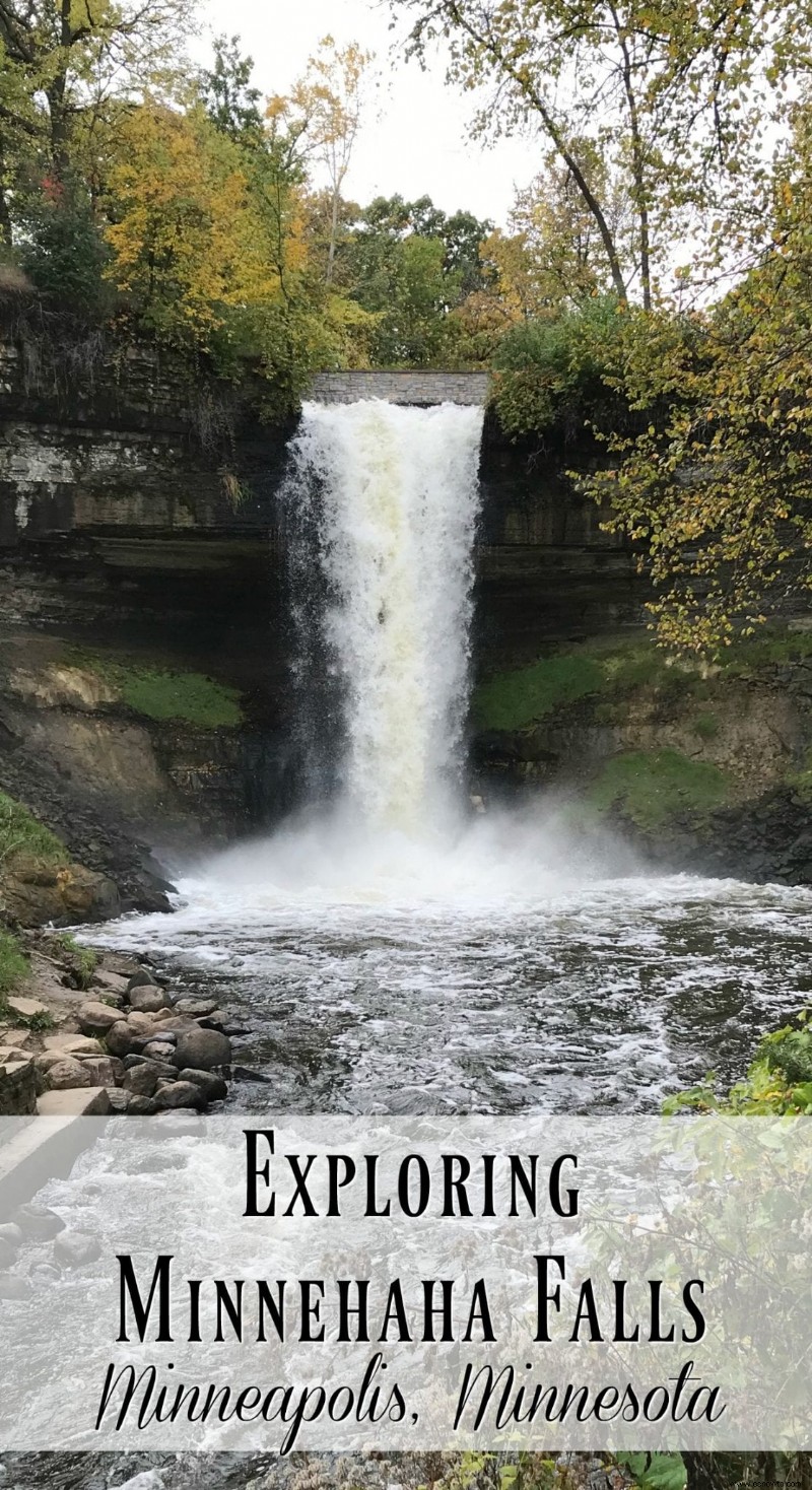 Explorando las cataratas de Minnehaha