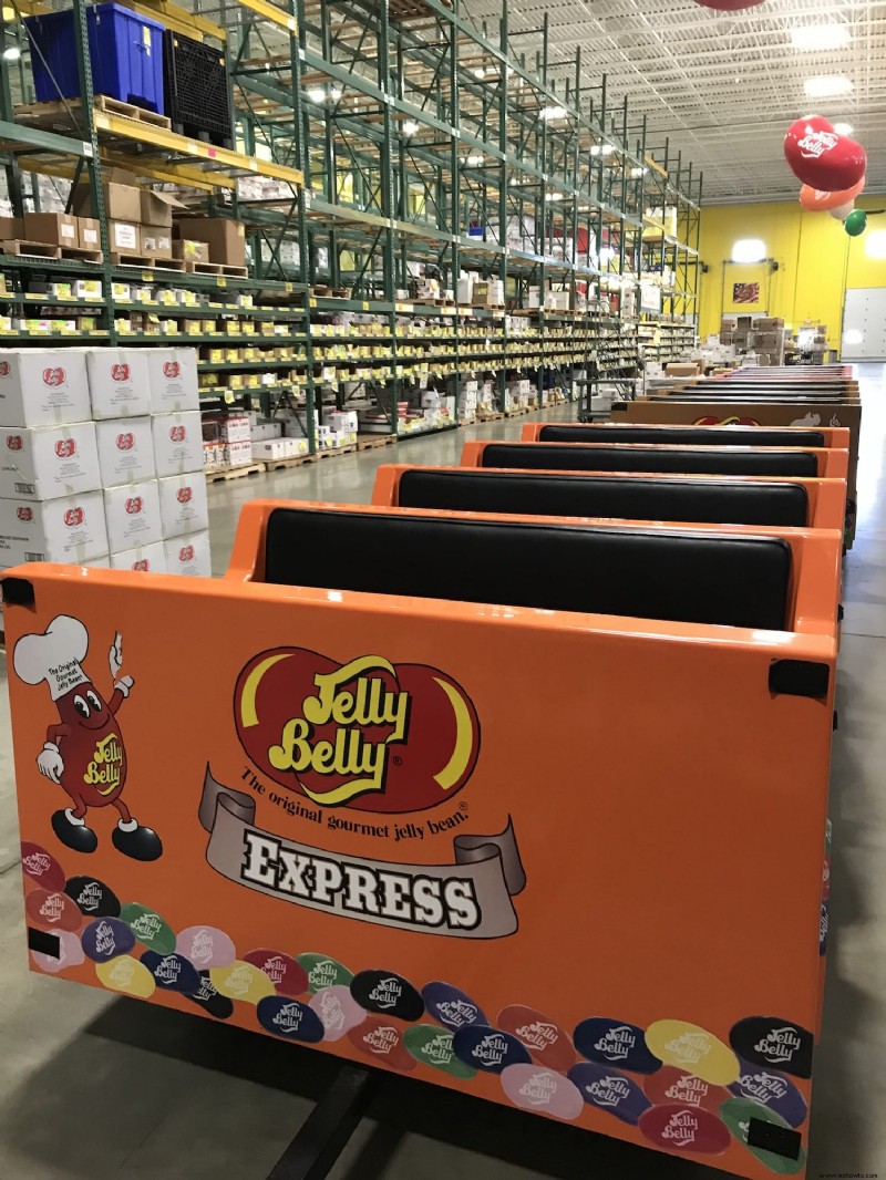 Recorrido por el almacén Jelly Belly:Wisconsin