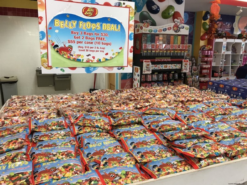 Recorrido por el almacén Jelly Belly:Wisconsin