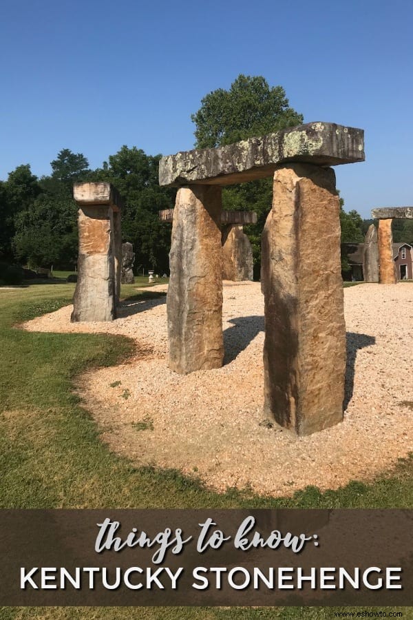 Cosas que debe saber:Kentucky Stonehenge