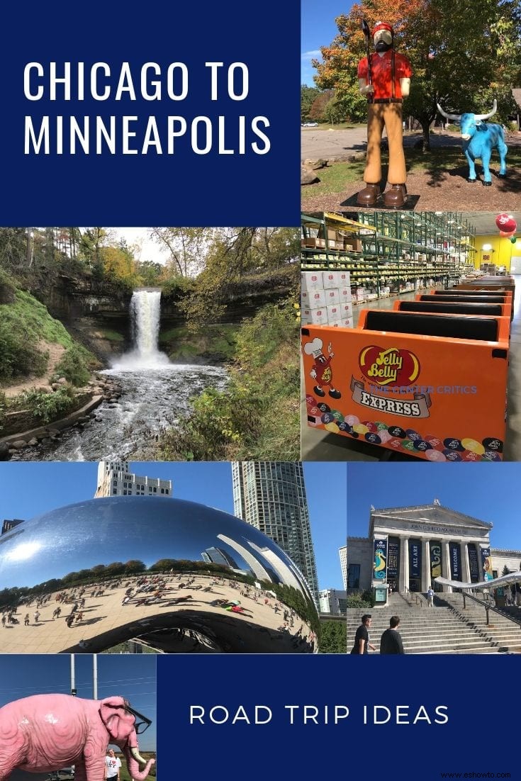 Idea de viaje por carretera:de Chicago a Minneapolis