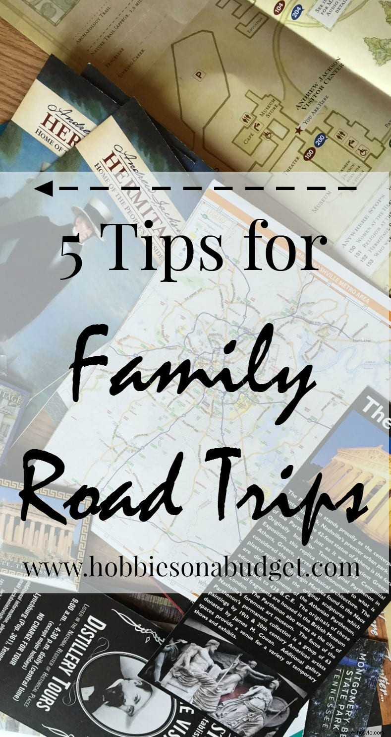 5 consejos para viajes familiares por carretera