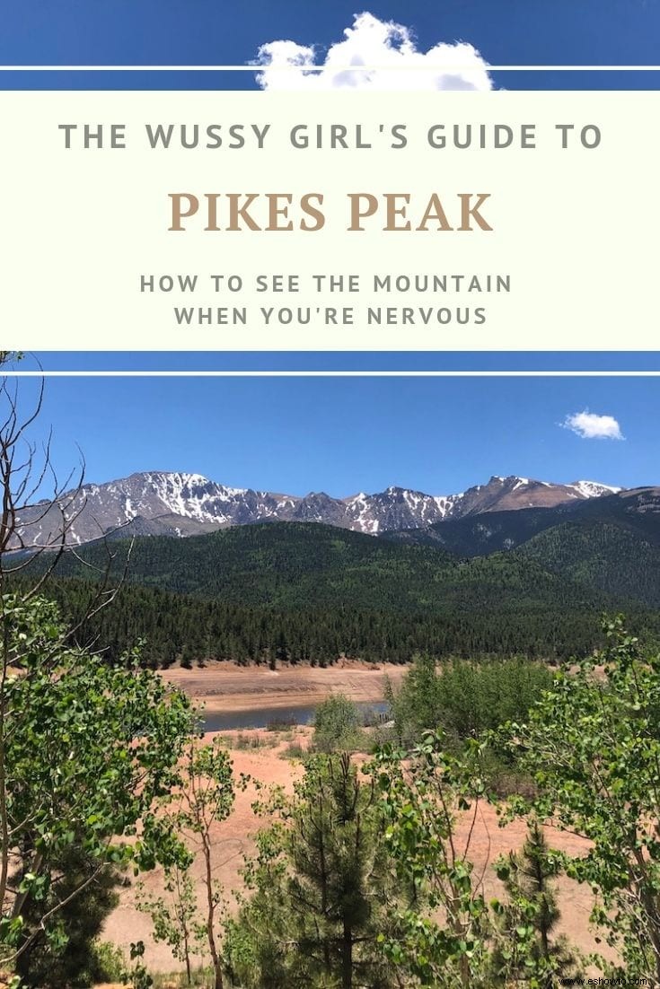 Vista de Pikes Peak para  Wussy Girl 