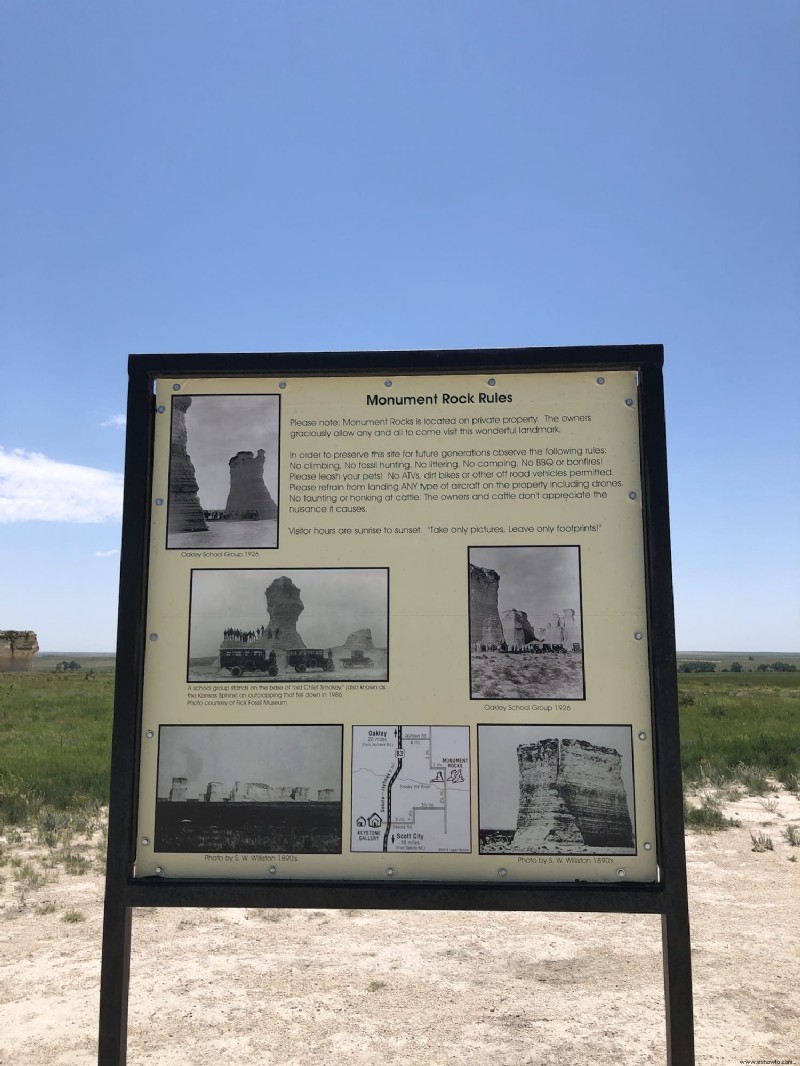 10 cosas que debe saber Monument Rocks, Kansas