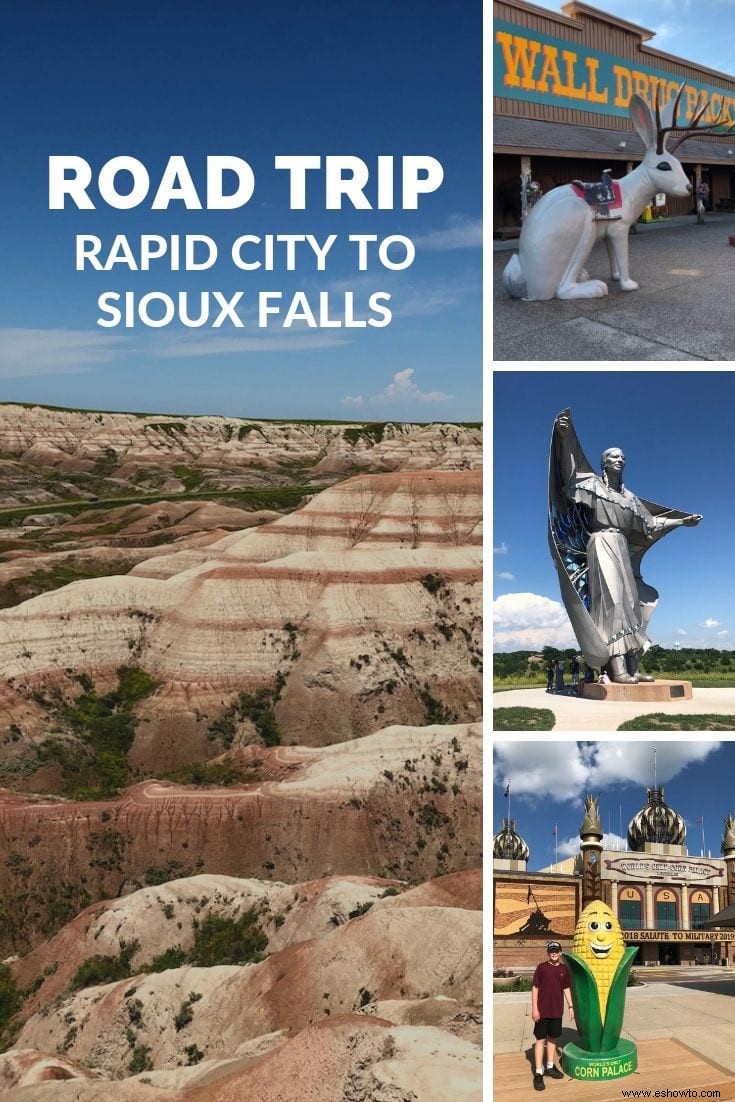 Viaje por carretera:de Rapid City a Sioux Falls