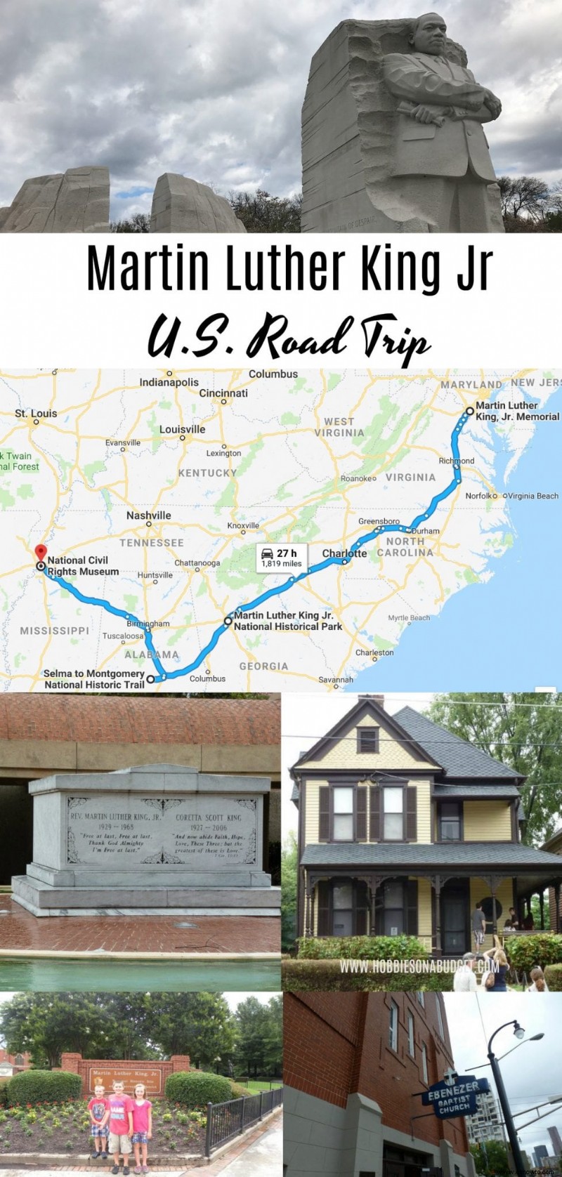 Viaje por carretera de Martin Luther King Jr. por Estados Unidos