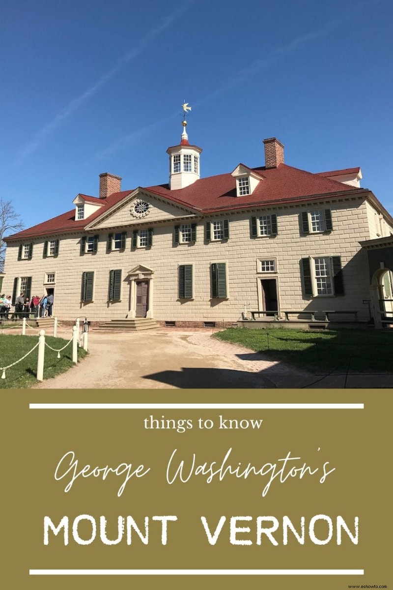 Visitando Mount Vernon en Washington