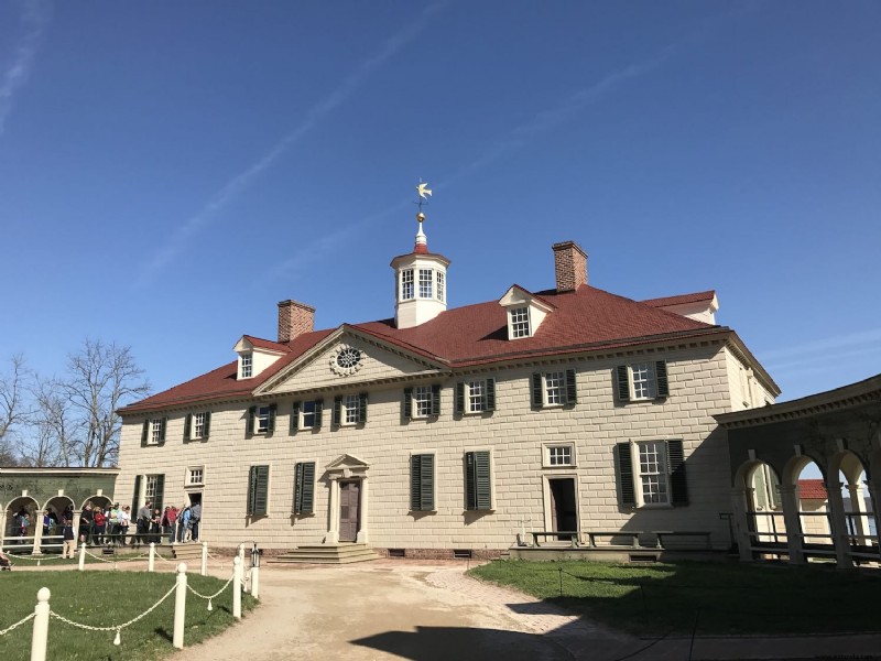 Visitando Mount Vernon en Washington