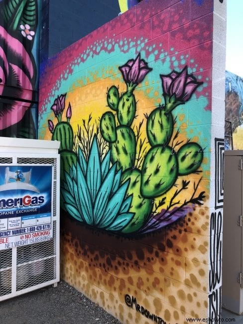 Dónde encontrar arte callejero público en Phoenix
