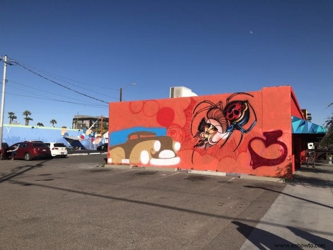 Dónde encontrar arte callejero público en Phoenix