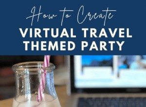 Guía completa para organizar una fiesta virtual de invierno temática de viajes