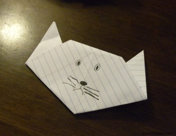 Cómo hacer perros y gatos de papel