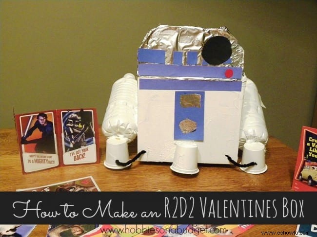 Cómo hacer una caja de San Valentín de R2-D2