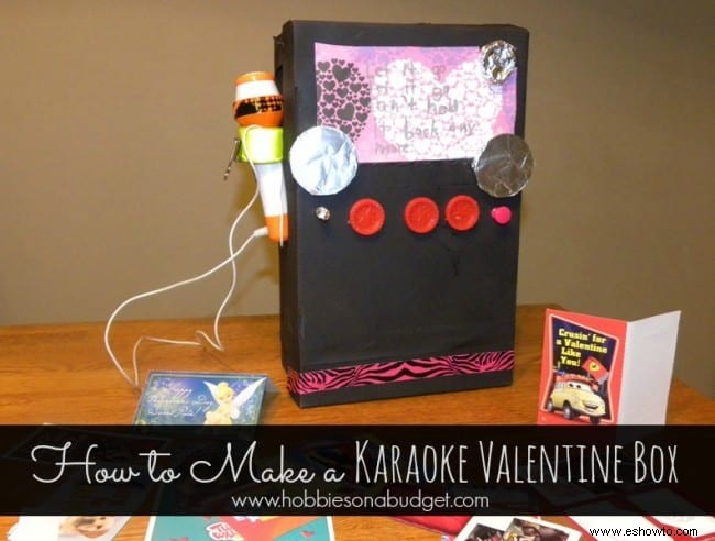 Cómo hacer una caja de San Valentín con karaoke