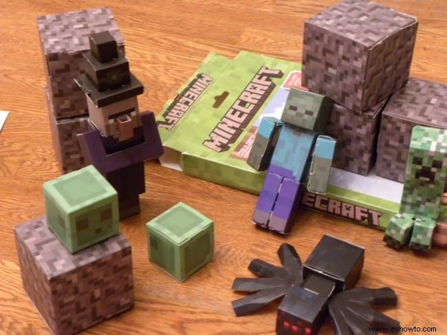 Idea de regalo de Minecraft Papercraft