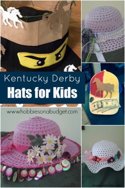 Sombreros Kentucky Derby para niños