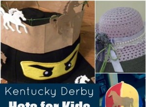 Sombreros Kentucky Derby para niños