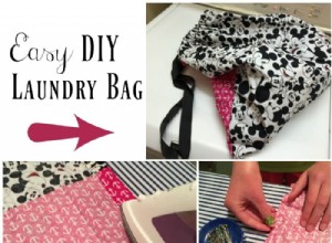 Cómo Coser una Bolsa de Lavandería Fácil en 15 Minutos: Tutorial Paso a Paso