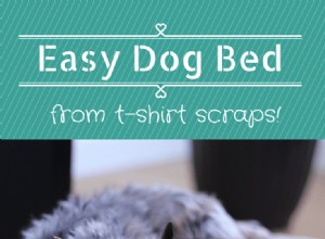 Cama Easy Dog (de retales de camisetas)