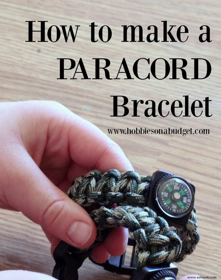 Cómo hacer una pulsera de paracord