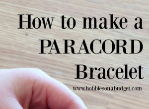 Cómo hacer una pulsera de paracord