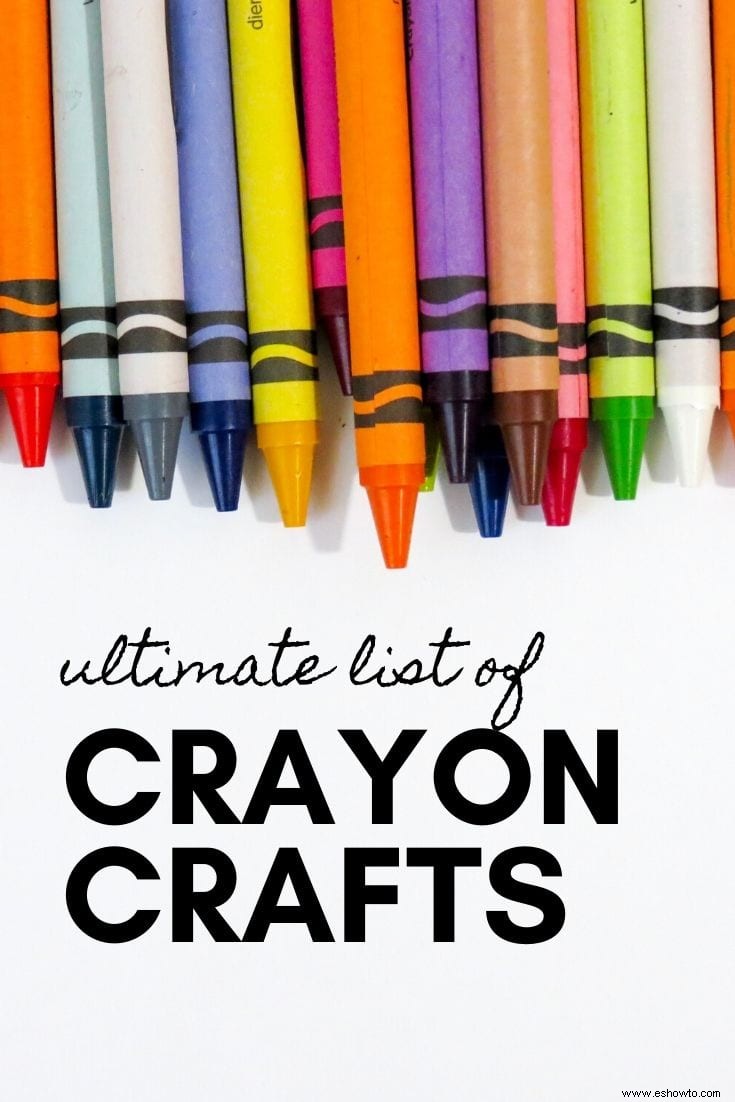 Lista definitiva de manualidades con crayones