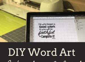 Arte de Palabras DIY: Vinilo sobre Metal con Cricut