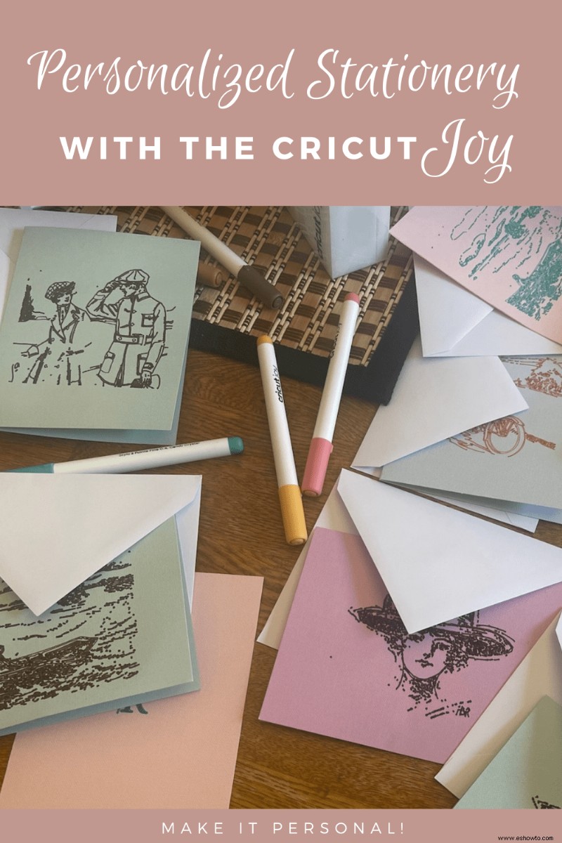 Papelería personalizada con Cricut Joy