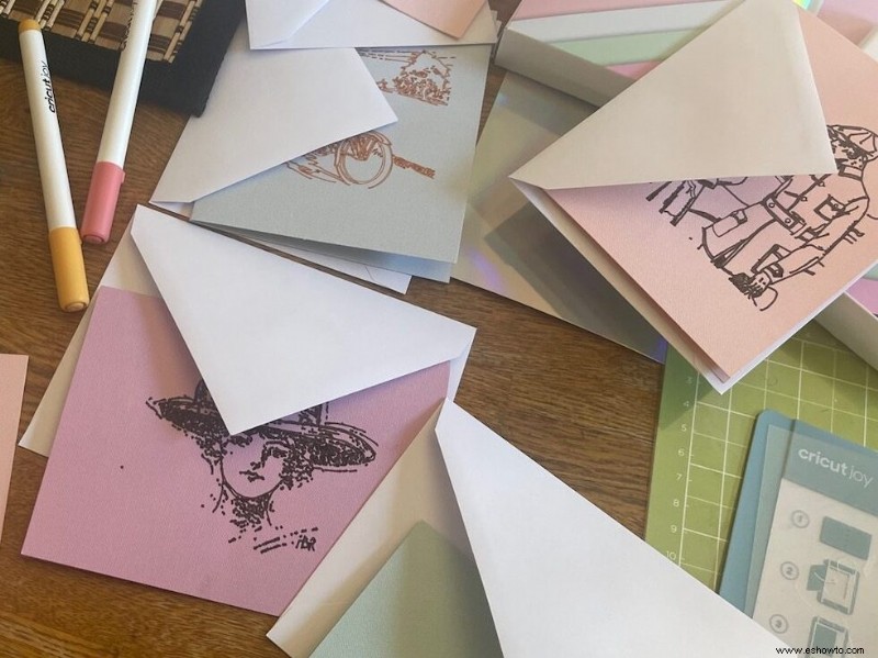 Papelería personalizada con Cricut Joy