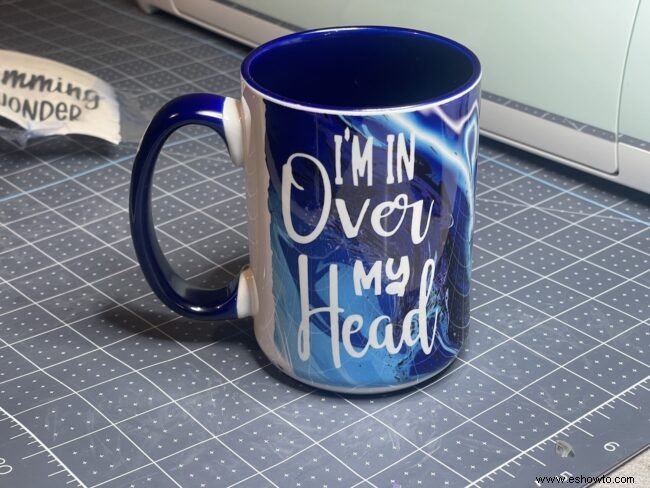 Idea de taza Cricut  Nadar en maravilla 