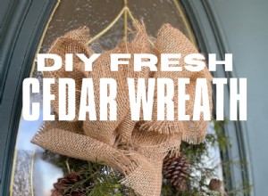 Guía Fácil: Cómo Hacer una Corona de Puerta con Cedro Fresco para Navidad