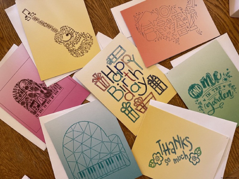 Hacer tarjetas desde el sofá con Cricut Joy