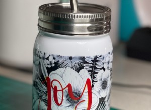 Vaso Mason Jar con vinilo y tinta Infusible