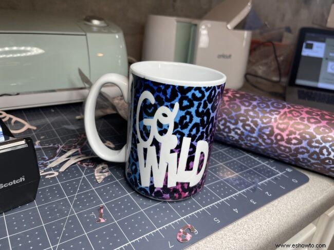 Ideas para tazas con estampado animal de Infusible Ink