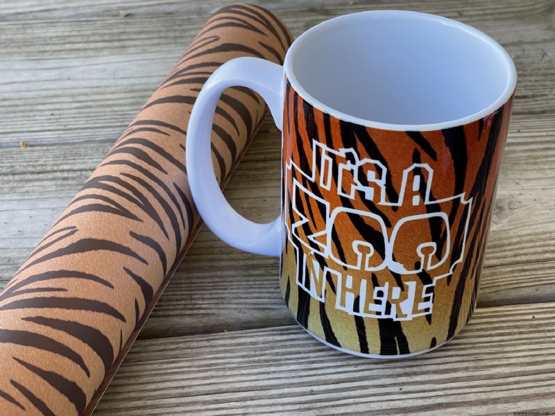 Ideas para tazas con estampado animal de Infusible Ink