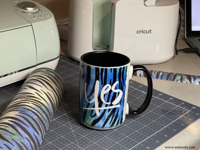 Ideas para tazas con estampado animal de Infusible Ink