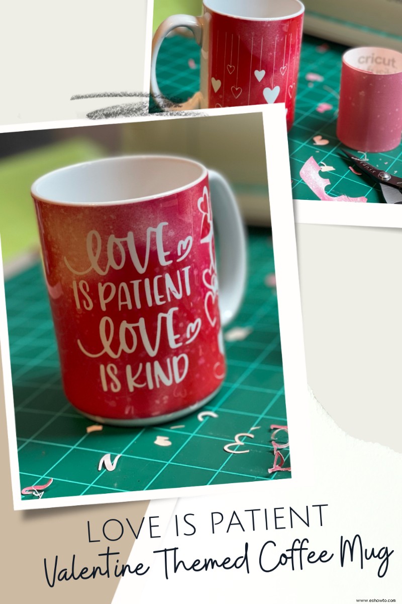 Taza de tinta infusible Love is Patient