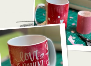 Taza Personalizada  El Amor es Paciente  con Tinta Infusible y Prensa Cricut