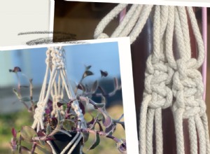 Tutorial: Colgador de plantas de macramé fácil para principiantes