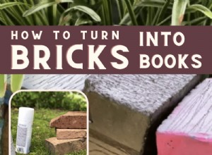 Cómo hacer libros con ladrillos