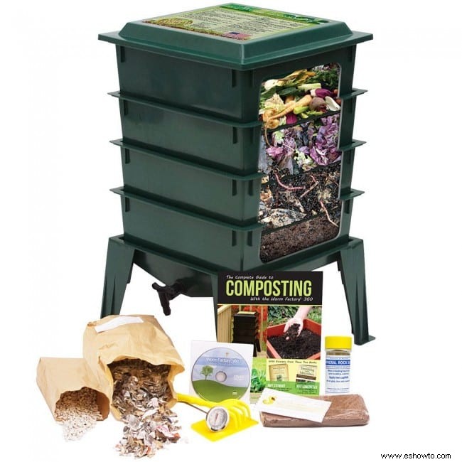 Alimentar a los gusanos:crear compost