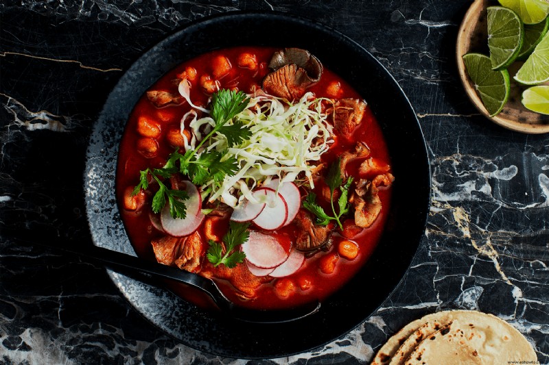 Posole Rojo Vegano