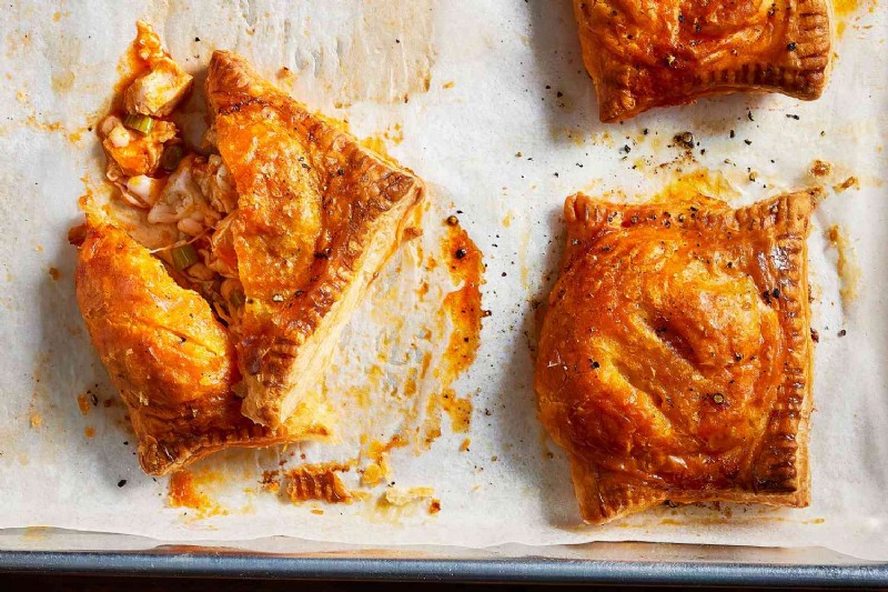 Pastelitos de pavo al búfalo