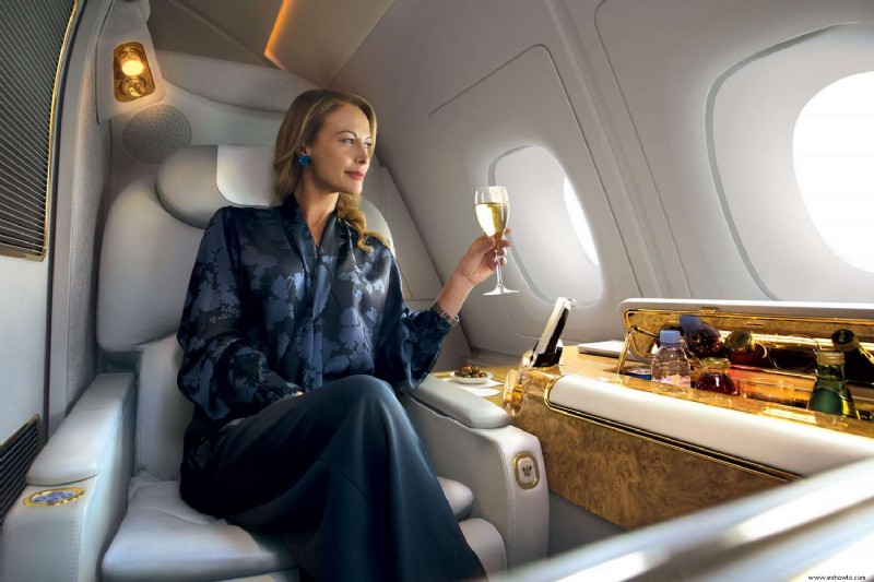 Emirates ofrece un champán súper raro para los pasajeros de primera clase 