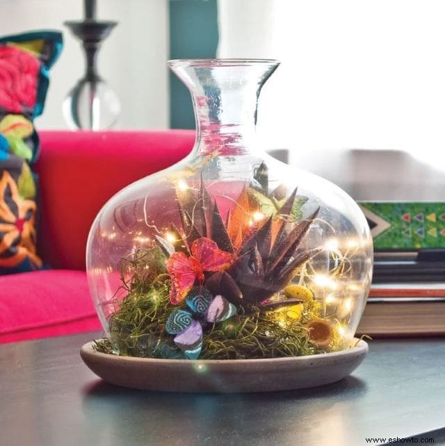 Ideas para terrarios:55 jardines en miniatura sencillos que te encantarán